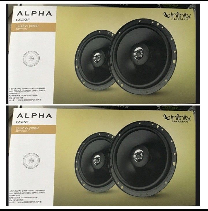 2x Pairs Infinity 6½" Speakers