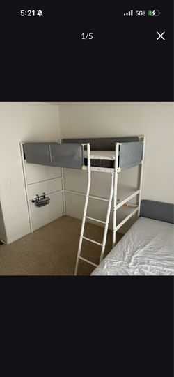 IKEA VITVAL Twin Loft bed frame Excellent Condition Like New