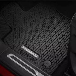 OEM Volkswagen Monster Mats® with Tiguan Logo (For 5-Seater) Part Number: 5NN061550A041