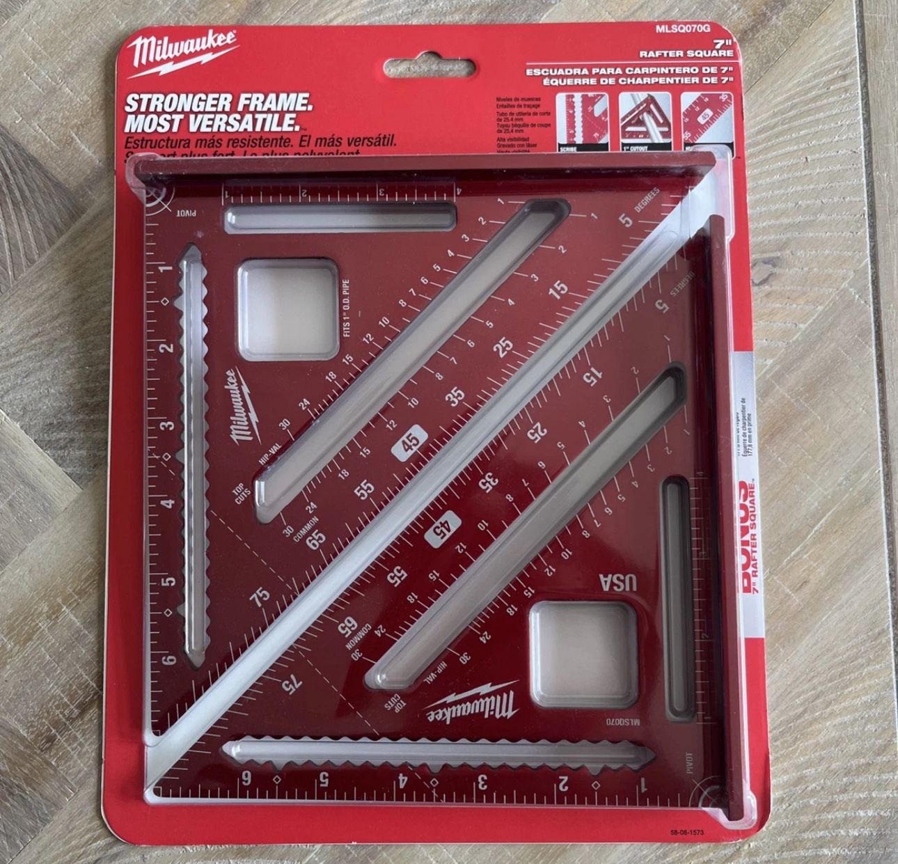 Milwaukee 7 In. Rafter Square 2 In Package New