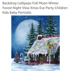Christmas Backdrop 6x8 foot Perfect For Pictures