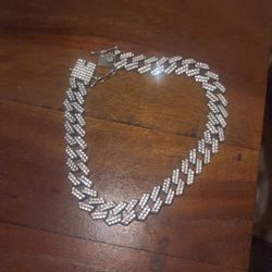 92.5 Silver Bracelet With Cubic Zirconia 