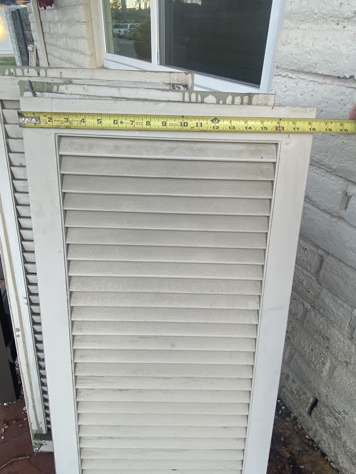 Four (4) Decorative Wooden Shutters