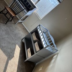 Gray Changing Table 