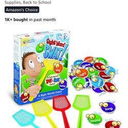 Learning Game sight Word Swatch 