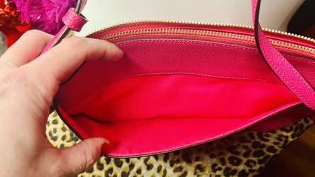 NWOT Kate Spade Leather Crossbody Bag-Bright Pink