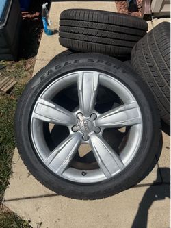 245/45/18 audi rims 5 lug