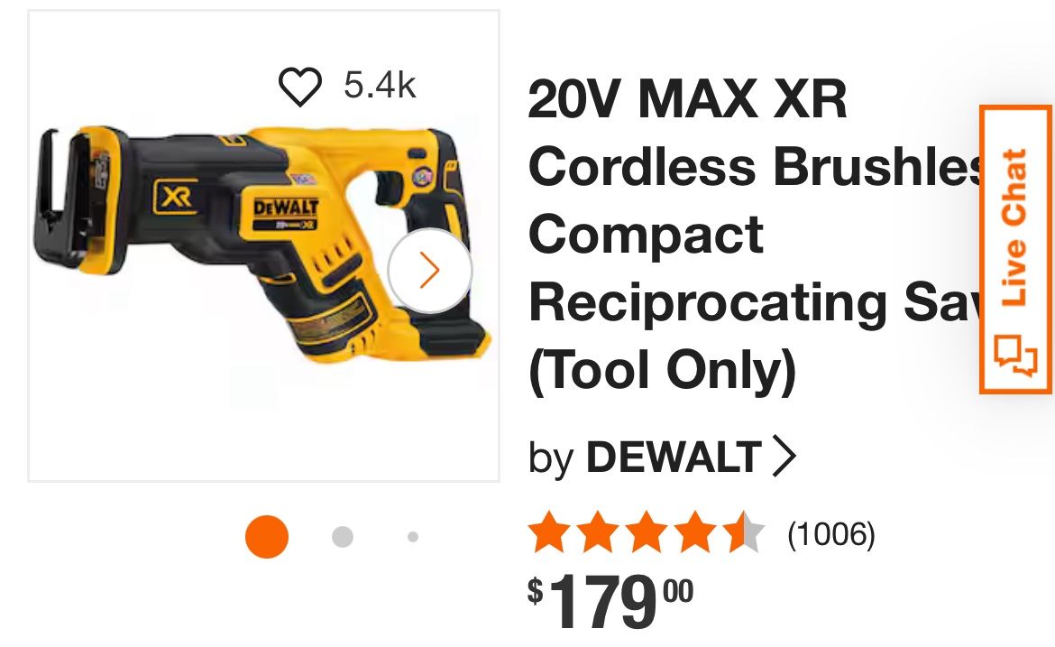 Dewalt Reciprocating Saw