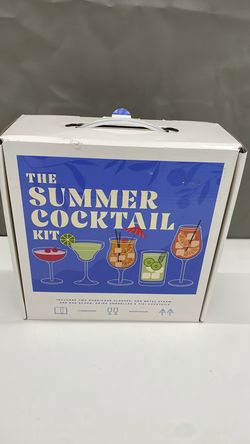 Summer cocktail  set. Item No 708 (Shopgoodwill )