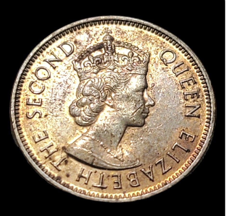 Vintage 1975 Hong Kong 10 Cent Coin