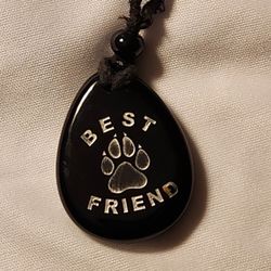 Paw print necklace - Animal - Best friend