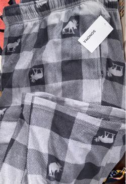 New. Mens 4XLB soft fleece lounge pants