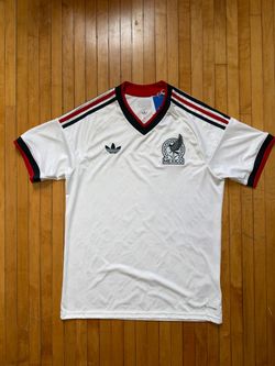 NWT Adidas Mexico 26 Away Authentic Jersey White JY5538 Men's Sz. M