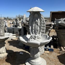 New Water Fountain Made Out Of Cement Perfect Gift 
