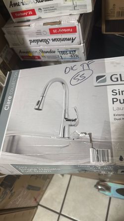 CHROME KITCHEN , BAR OR RESTROOM FAUCET NEW