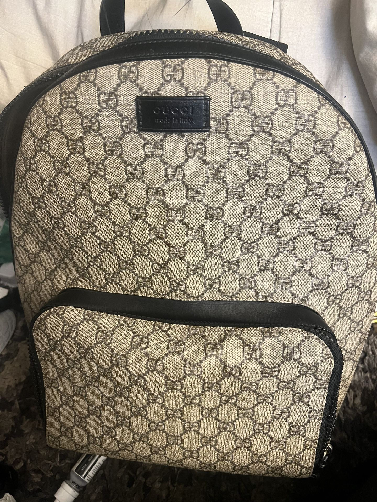 Gucci GG Supreme Monogram Backpack