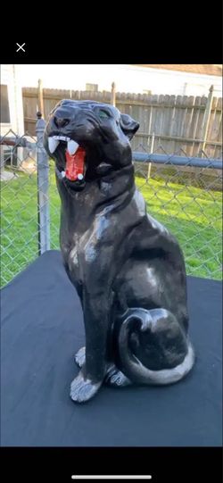 3 foot tall, panther statue