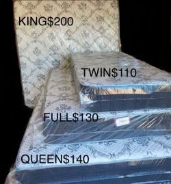 Mattresses King Queen Full Twin