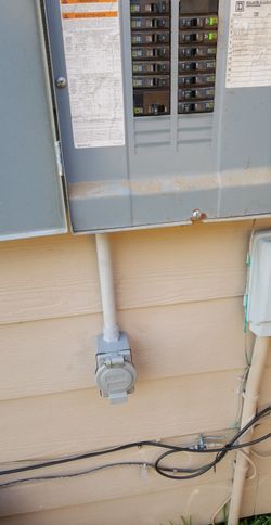 240v outlets, hook ups 30 amp 50 amp