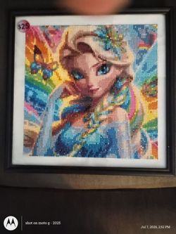 Frozen Elsa diamond painting