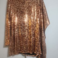 V By Eva Sz M Sequin Top EUC  "AS IS: