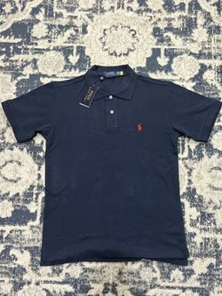 Brand New Navy Blue Ralph Lauren Polo Shirt Size Medium 