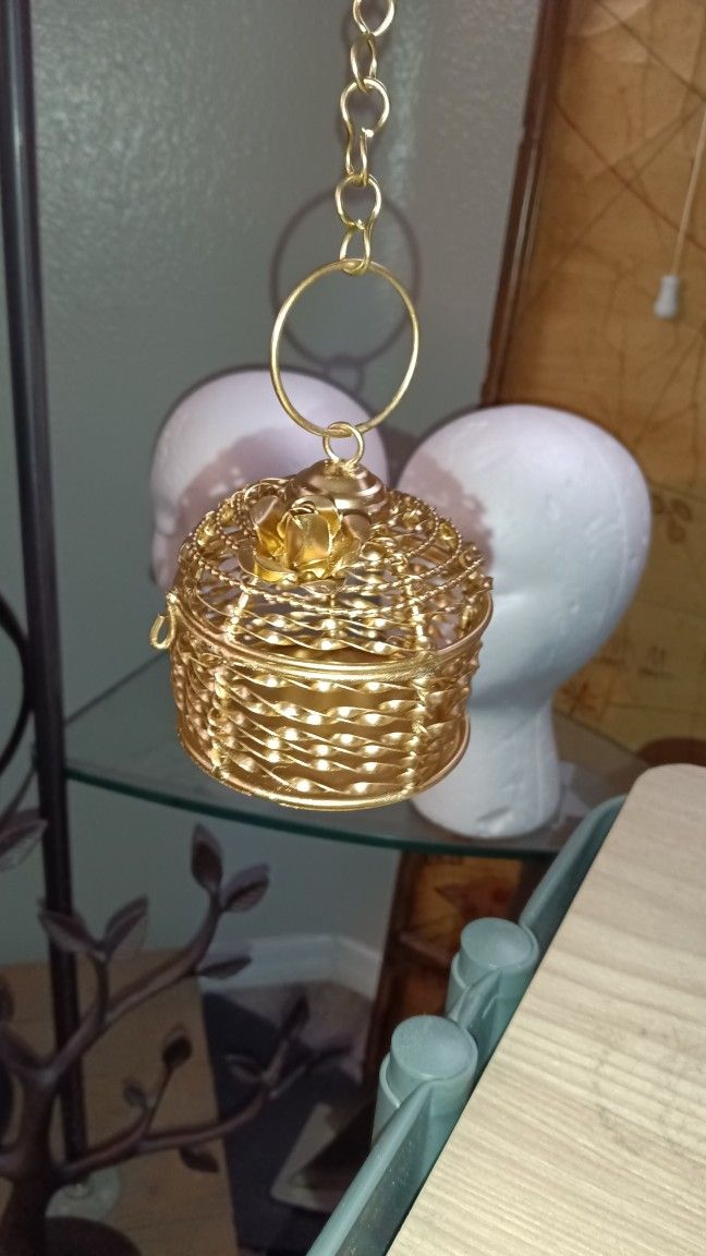 Mini Bird Cage Tea Light Holder