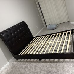 Queen Size Leather Bed