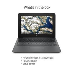 HP - 11.6" Chromebook - Intel Celeron - 4GB Memory - 32GB eMMC Flash Memory