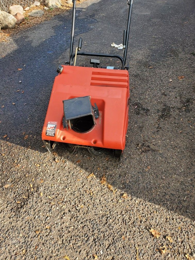 Electric Start SnowBlower  [Slow Blower] 