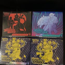 4 Pokemon Elite Trainer Box 