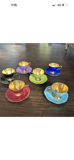 Kent Bone China United Nations NY Souvenir Cup Saucer Set Vintage