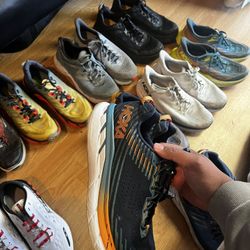 Hokka Shoe Lot (Nike And Adidas) Size  8, 10.5,11