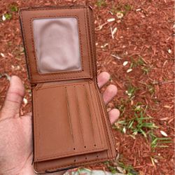 Unisex Wallet (brown/tan ‘l,v’design)