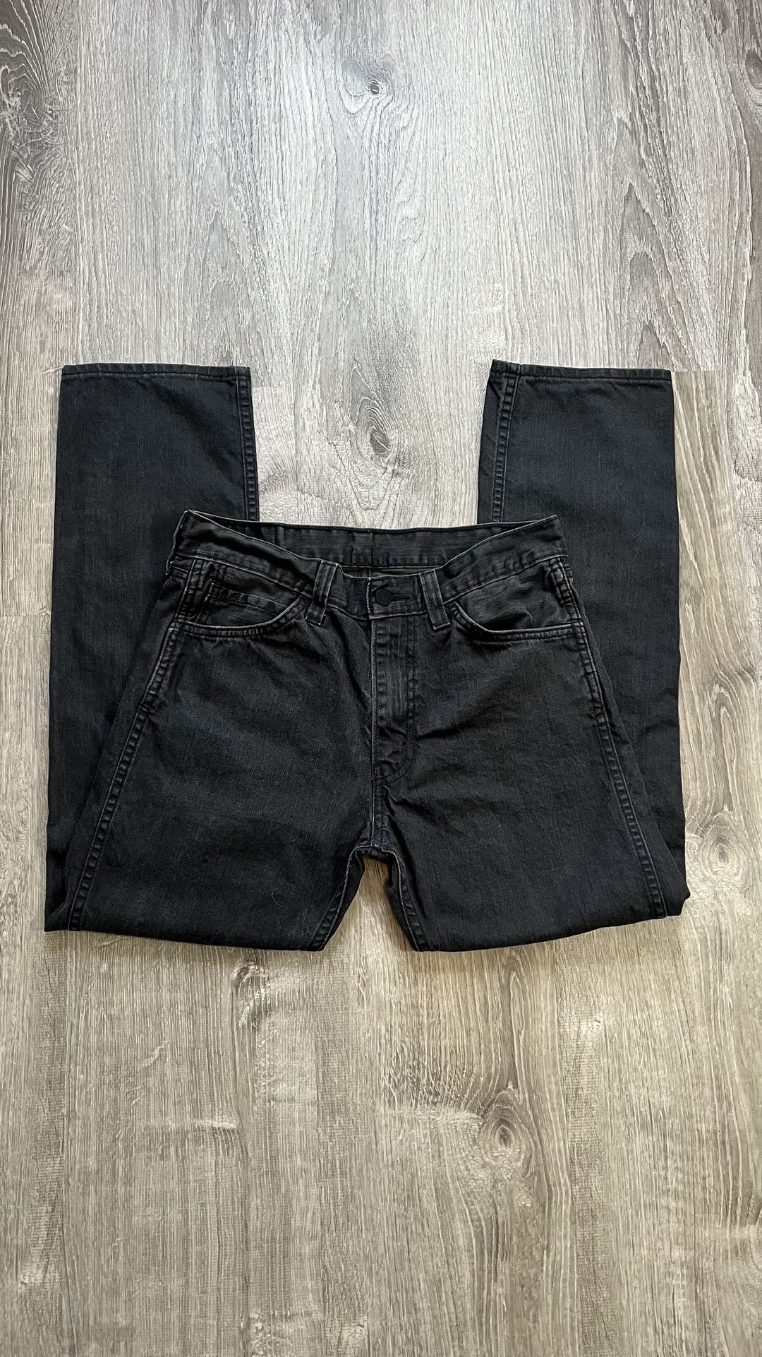 Levi’s 31 X 30 Men’s 513 Black Denim Straight Leg Jeans