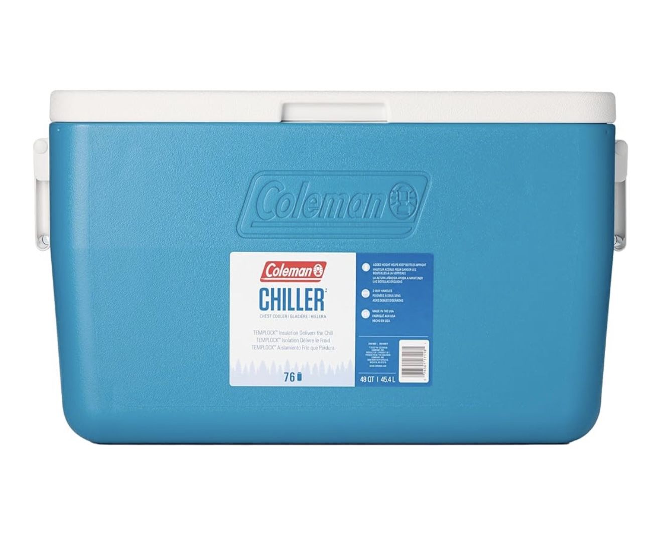 Coleman Chiller 48qt Insulated Portable Cooler Brand New