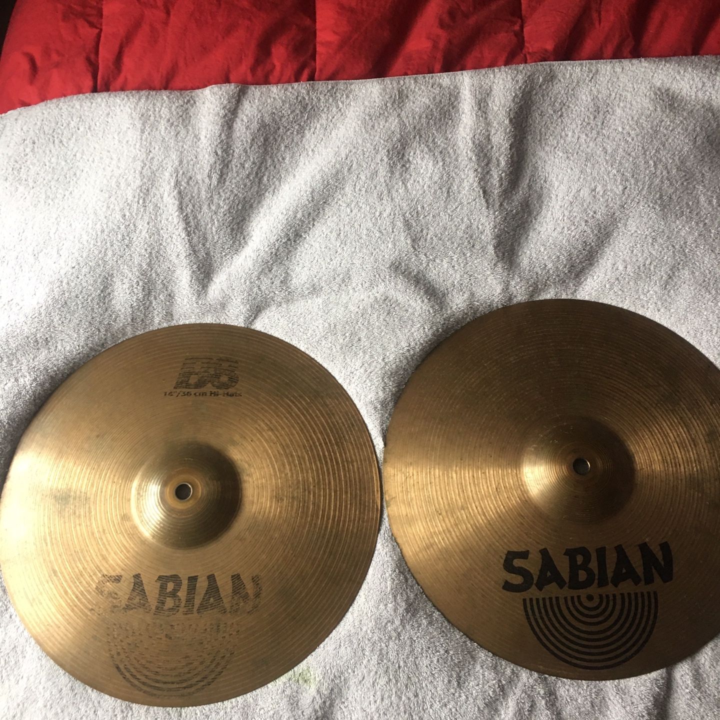 Sabian B8 14” Hi Hat Cymbals