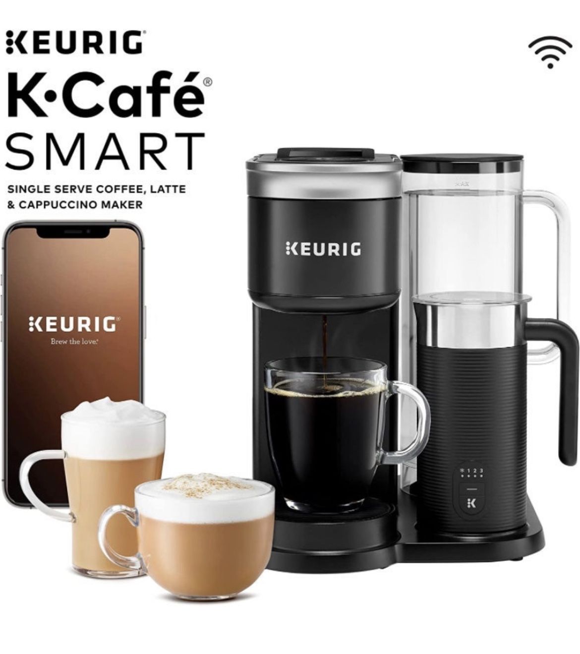 Keurig K-Café SMART Single Serve Coffee Maker with WiFi Latte & Cappuccino  3109 for Sale in Murfreesboro, TN - OfferUp