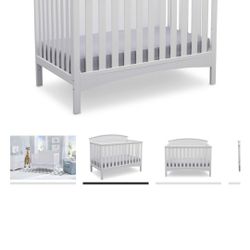 White Baby Crib