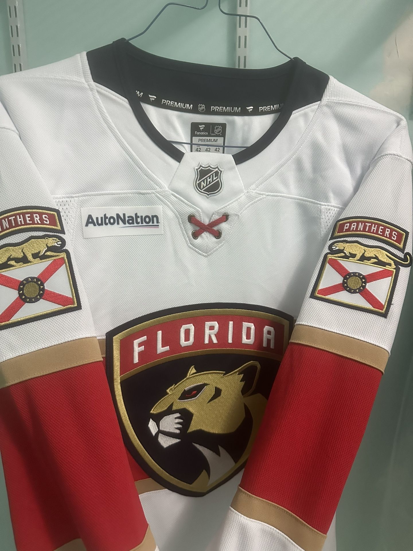 Florida Panthers Road Authentic Brand New With Original Tags Size 42