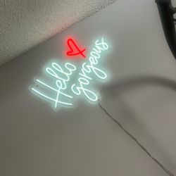 Neon Light “Hello Gorgeous “