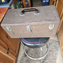 Fishing Vintage Tackle Box And Lures 