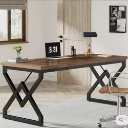 Ramapo Metal Base Computer Desk (lightly used)