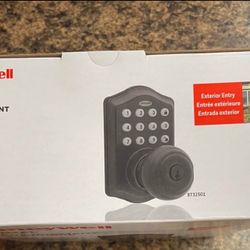 Honeywell Black Keypad Doorknob