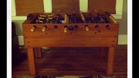 Fooseball table