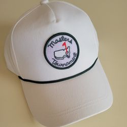The Masters Tournament Retro Rope Green Snapback Augusta National Golf Club Hat