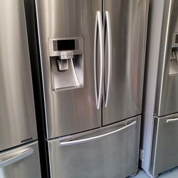 Samsung Counter Depth Stainless Steel French Door Refrigerator 36" Wide 24" Deep 