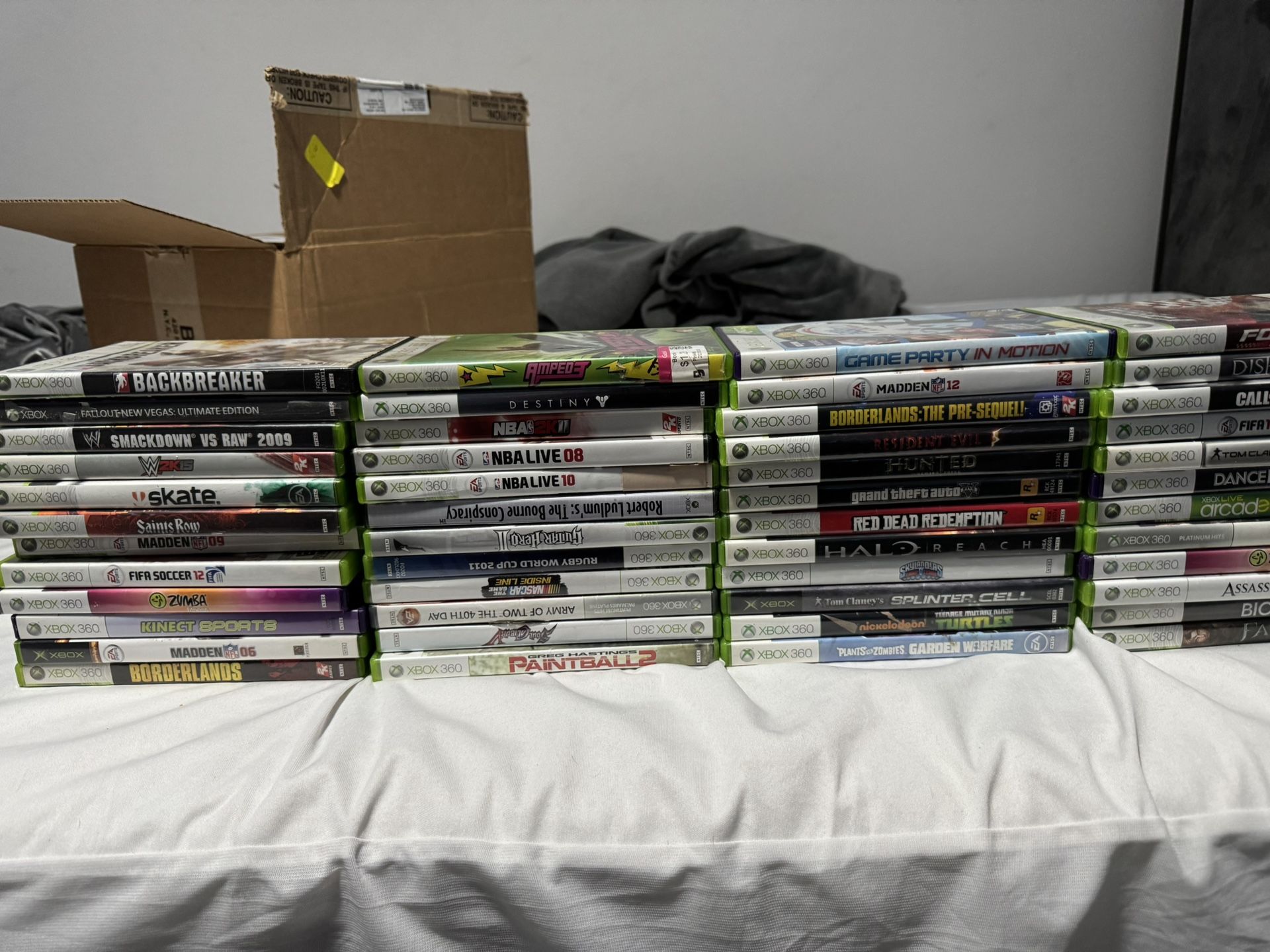 52 Xbox 360 Game Lot 