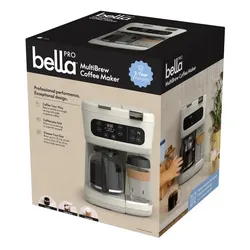 bella PRO - MultiBrew 12-Cup Drip & Single-Serve Coffee Maker - Oatmilk