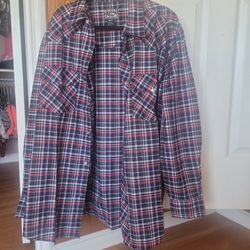 Plaided Men's Shirt, 2xl